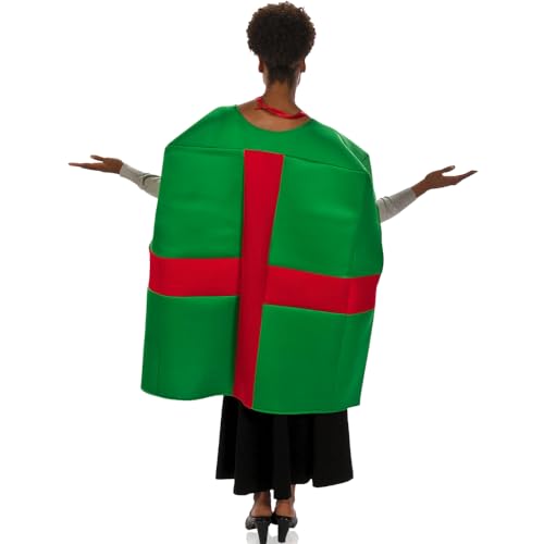 Fun Express Costume for Adults - Funny Holiday Gift Box Outfit for Office Party | Novelty Wearable Design | One Size Fits Most | Perfect for Halloween & Xmas — view 2