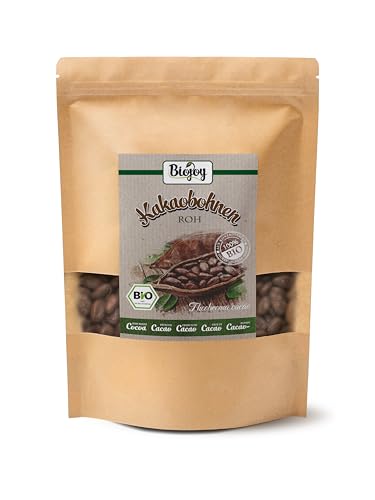 Biojoy Fave di cacao crudo BIO (1 kg), non tostate e al naturale (Theobroma cacao)