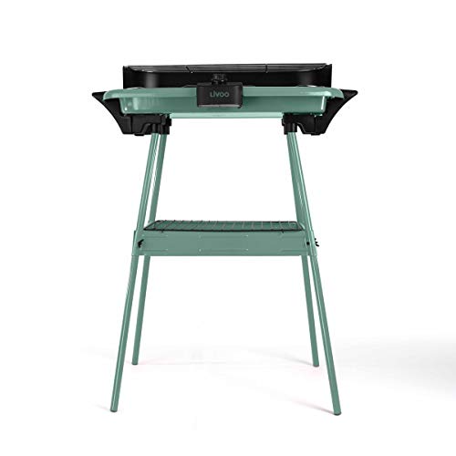 Livoo - Barbacoa Eléctrica Con Patas Dom297 Verde