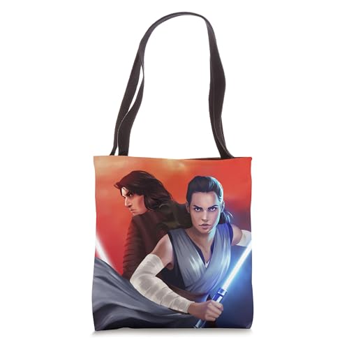Sac cabas Star Wars Rey Kylo Portrait exclusif en toile pour le quotidien
