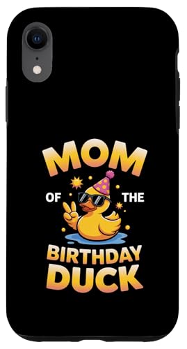 Mom of the Birthday Duck Funny Mom Duck fUC X}zP[X iPhone XR p