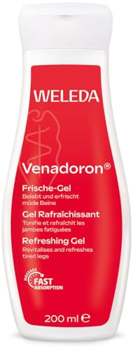 WELEDA Bio Venadoron erfrischende Naturkosmetik Beinlotion zur Pflege beanspruchter Beine. Fördert die Mikrozirkulation und belebt spürbar müde und schwere Beine (1 x 200 ml)