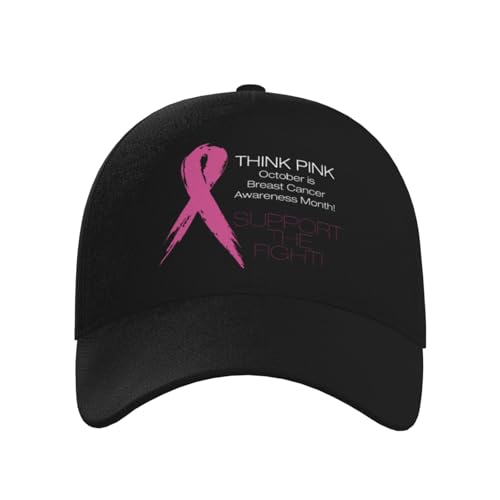 Fight Breast Cancer Awareness Baseball Hats for Men and Women - Classic Adjustable Hats2