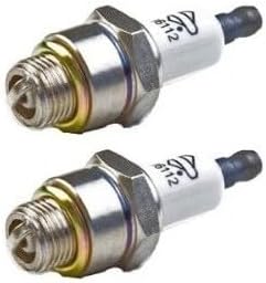 RJ19LM Spark Plugs (2 Pack) - Compatible with Briggs L-Head Engines 475 500 600 625 650 675