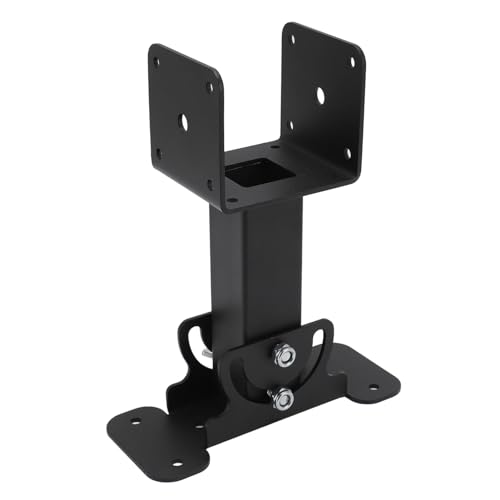 Riser de Techo de Pérgola, Ajustable de 0 a 180 Grados Elevador del Techo de Techo Kit de Montaje de Acero de Carbono Resistente con Tornillos de Brida para Patios de Pergola