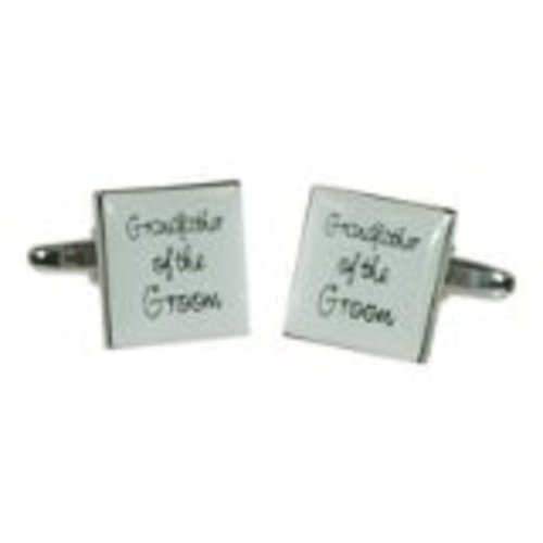 Mancuernillas RGT cuadradas color marfil para hombre