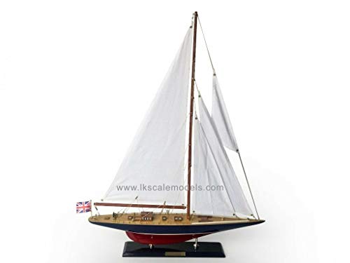 Wooden Endeavor Model Sailboat Decoration 27" #TOP1