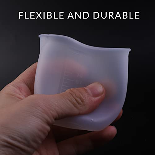EPODA Silicone Measuring Cups Set, 250ml &100ml Mixing Cups with Mixing Stick, Pipettes, Resin Accessories for Epoxy Resin Moulds - Image 4