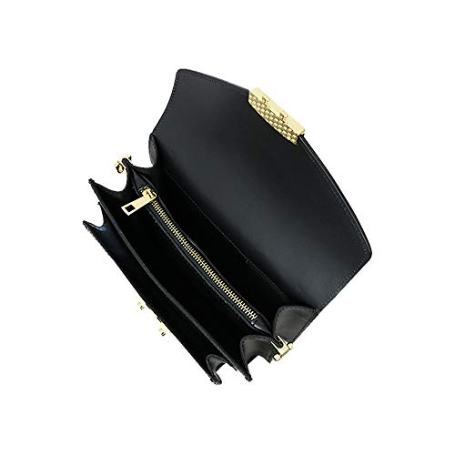 Zaniah Shoulder Bag, Genuine Leather Made in Italy4