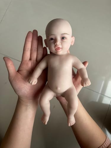 Muñeca de silicona LCUPPON 10 pulgadas realista miniatura 5