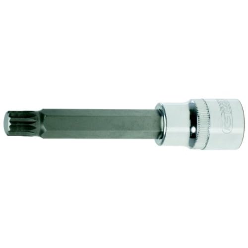KS Tools 918.1693 1/2" CHROMEplus Bit-Stecknuss XZN, lang, M8