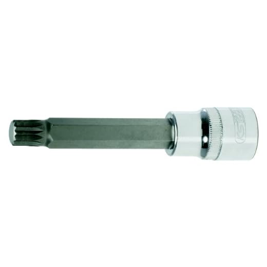 KS Tools 918.1693 1/2" CHROMEplus Bit-Stecknuss XZN, lang, M8
