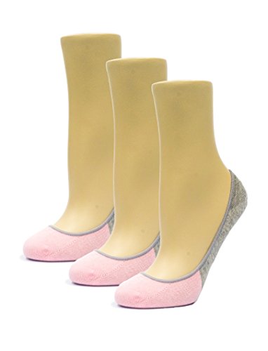 Image of Thirty48 Women's No Show Loafer Socks, Boat Shoe Liners with Non Slip Grip
