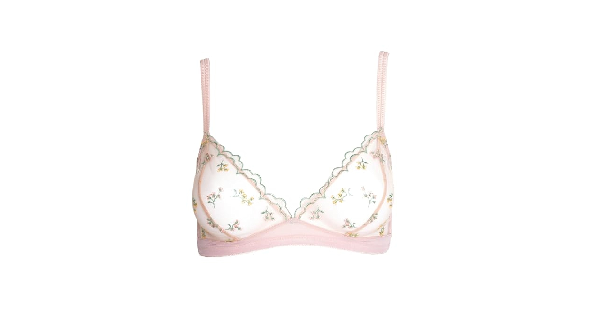 Huit Women's Wireless Bralette Blush at Amazon Women's