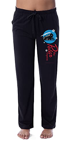 Polar Express Womens' Classic Train Movie Film Sleep Pajama Pants (Medium)