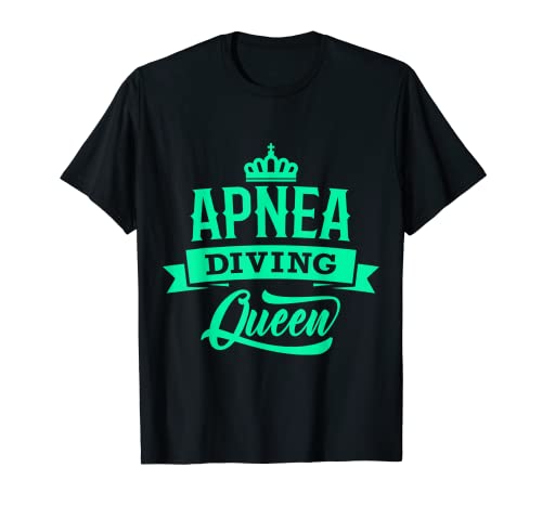 Buceador libre Apnea Reina Buceador libre Mujeres Camiseta
