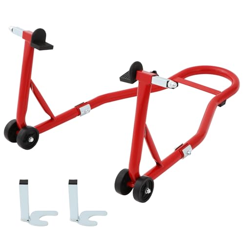 Motorcycle Stand Heavy-Duty Motorcycle Rear Wheel Lift 550KG Load Capacity Motorcycle Paddock Stand Lift for Garage Workshop