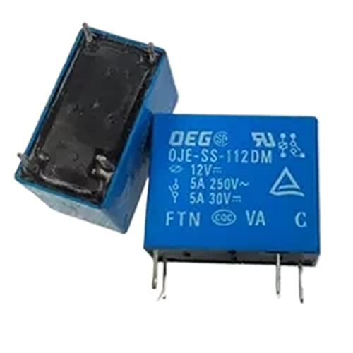 Relais 12V OJE-SS-112DM OJESS112DM 5A 250V 4PIN lot de 10