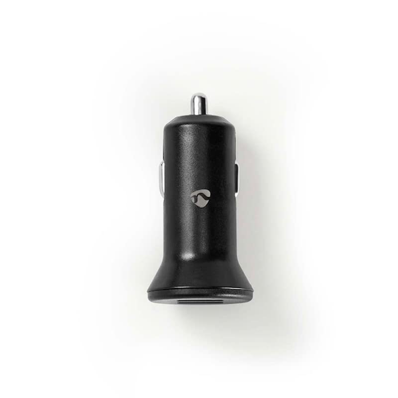 Cargador de mechero doble USB de 5 V, 4,8 A, 24 W, color negro