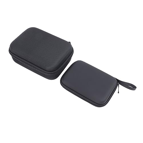 DAUZ Estuche de Transporte para Electrónica, Organizador Electrónico Negro Simple, 2 Piezas para Empresas