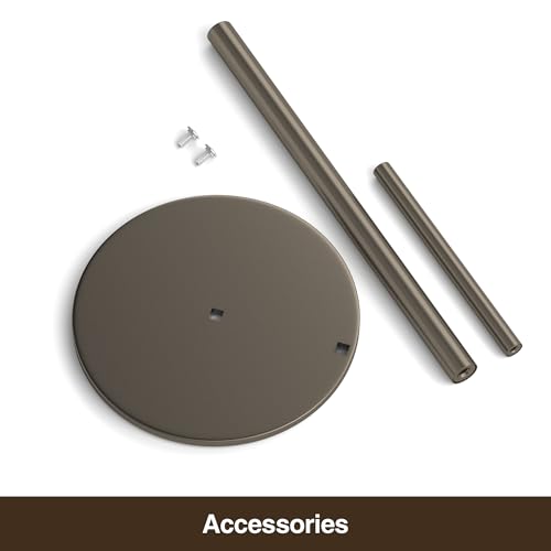 Image of Bronze Kitchen Paper Holder, Oil Rubbed Bronze Paper Towel Holder, Kitchen Roll Organizer, Countertop Roll Dispenser with Weighted Base