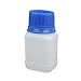 New Lon0167 60ml Plastic Featured Screw Cap Narrow reliable efficacy Mouth Square Reagent Storage Bottle White(id:fcc 19 4a b79)