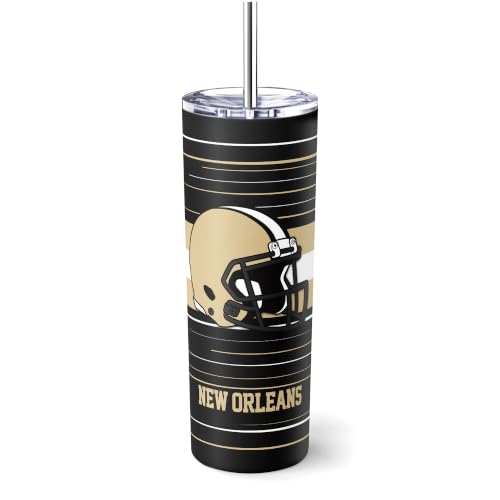 Image of New Orleans Tumbler 20oz Travel Mug Custom Name and Number Gifts