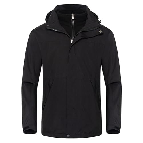 Waterproof Women's 3-in-1 Winter Coat with Hood and Removable Lining