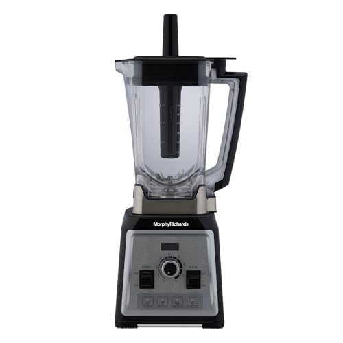 Morphy Richards Stainless Steel,Plastic,Acrylonitrile Butadiene Styrene (ABS) Storm Blend 1000W Blender|8 Step Speed Control With Separate Pulse Key|4 Preset Menu|2 Years Warranty|Black And Silver Morphy Richards Stainless Steel,Plastic,Acrylonitrile Butadiene Styrene (ABS) Storm Blend 1000W Blender|8 Step Speed Control With Separate Pulse Key|4 Preset Menu|2 Years Warranty|Black And Silver