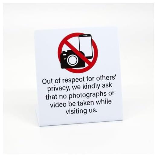 3-Pack Office Privacy Policy Display Signs