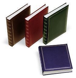 BUNDLE 4 ALBUM PORTA-FOTO FOTOGRAFICO LEBEZ 50 FOGLI(BLU-MARRONE-VERDE-BORDEAUX)