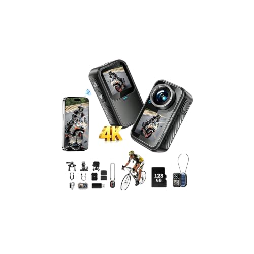 MUOXUEQN Dual-Screen Magnetic Action Camera