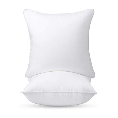 Iyan Linens Luxury White Cushion Pad Inserts Cover