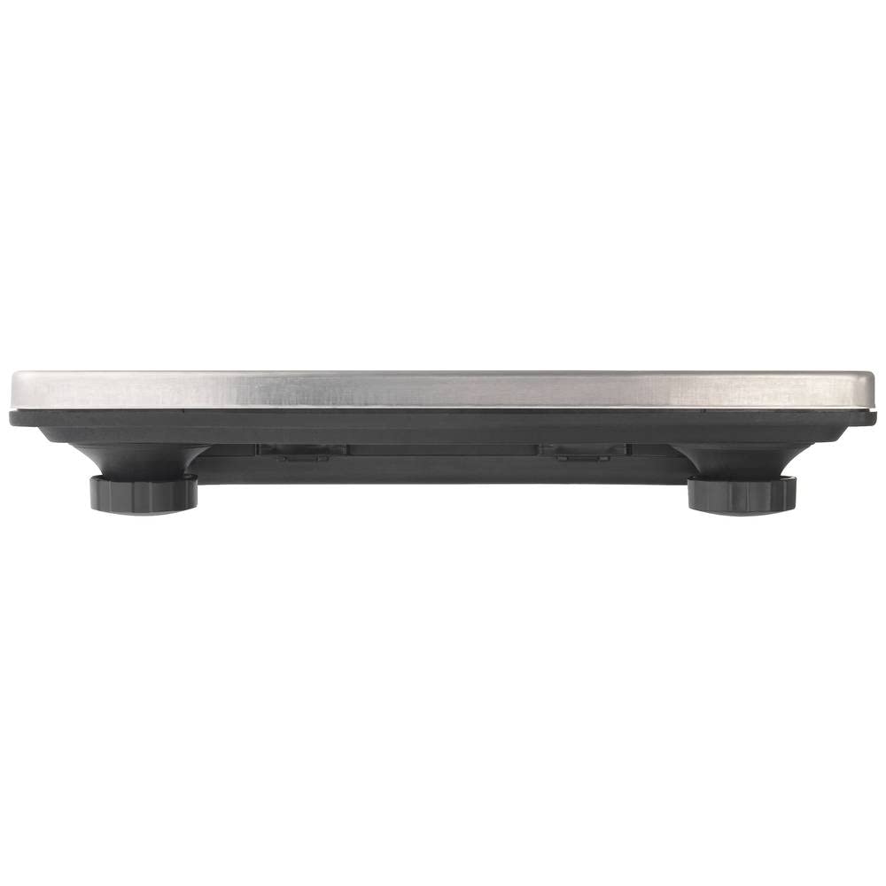 VOLTCRAFT PLS-220S Plattformwaage Wägebereich (max.) 200 kg Ablesbarkeit 50 g batteriebetrieben, netzbetrieben Edelstah