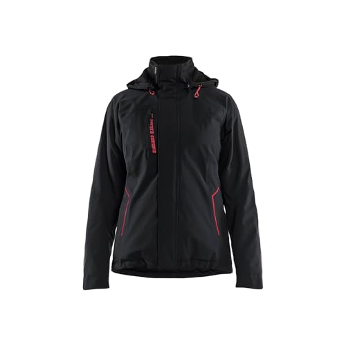 Veste de travail hardshell stretch Blaklader 4408 femme noir rouge XL
