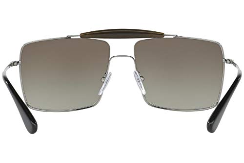 Prada PR57SS - UFT5O2 Grey/Gunmetal w/Green Gradient 58mm4