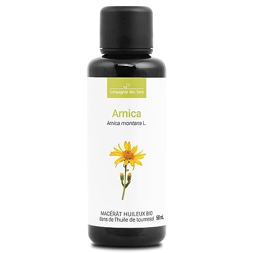 ÁRNICA - 50 mL - Aceite Macerado Orgánico - 100% Puro, Natural, Virgen y Certificado Cosmos - Botella en Vidrio