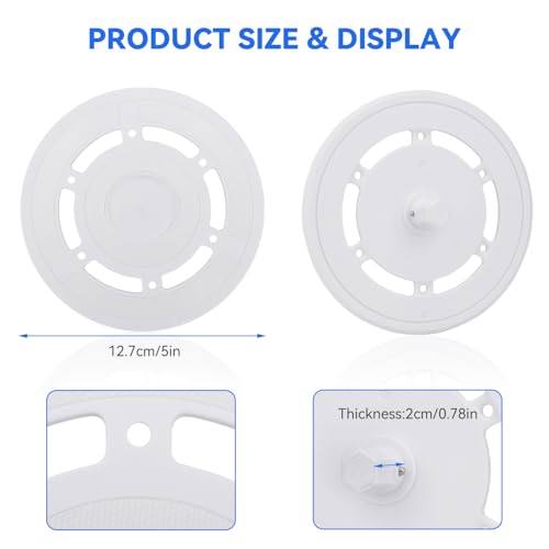 Image of Mop Pad Plate Accessories for Ecovacs Deebot T20 Omni / T20 PRO / T20 MAX Vacuum Cleaner - Vacuum Pad Board Holder Replacement Part Attachment