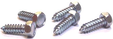 14 X 3/4 Self-Tapping Screws Unslotted / Hex Head / Type AB / Steel / Zinc / 3,000 Pc. Carton