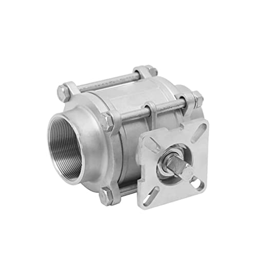 Válvula de bola de acero inoxidable SS304 DN25 para construcción naval y plomería 3