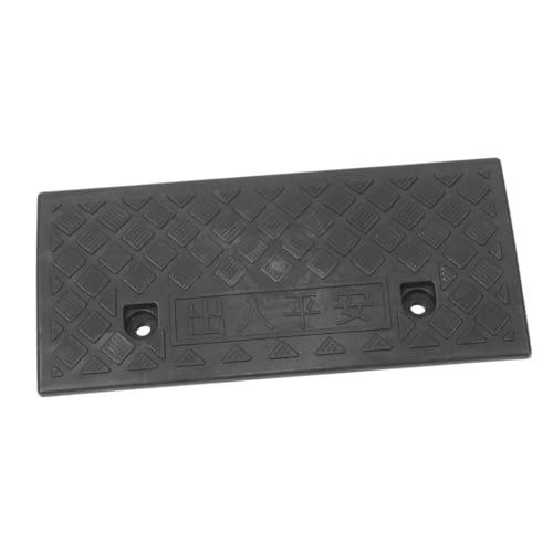 FOMIYES Multi-use Car Ramp Curb Ramp for Driveway 5cm High Black Rubber Slope Pad