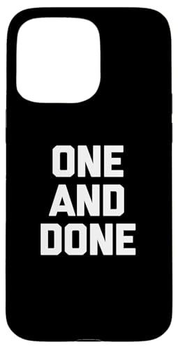 One & Done TVc ʔƂ킴ȃmxeB [A N[ X}zP[X iPhone 15 Pro Max p