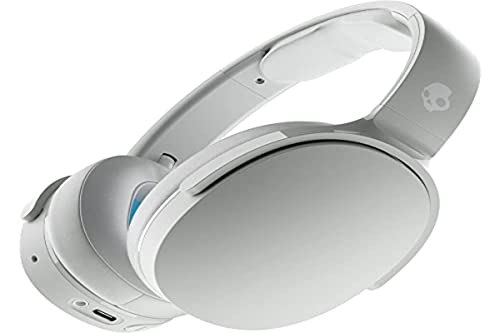 Skullcandy Hesh Evo Wireless Over-Ear Bluetooth Headphones for iPhone and Android with Mic / 36 Hour Battery Life / Great for Music, School, Workouts, and Gaming / Compact Travel Design - Grey/Blue