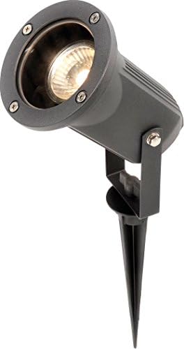 Knightsbridge Garden Spike Light, Die Cast Aluminium, Black,GU10 65mm