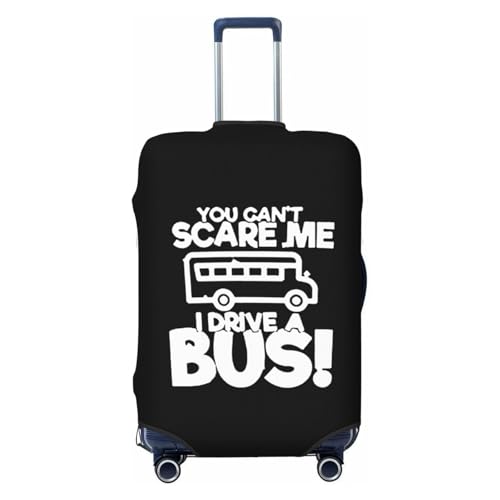 Funny School Bus Driver Travel Luggage Cover Suitable for 18-32 Inch luggage