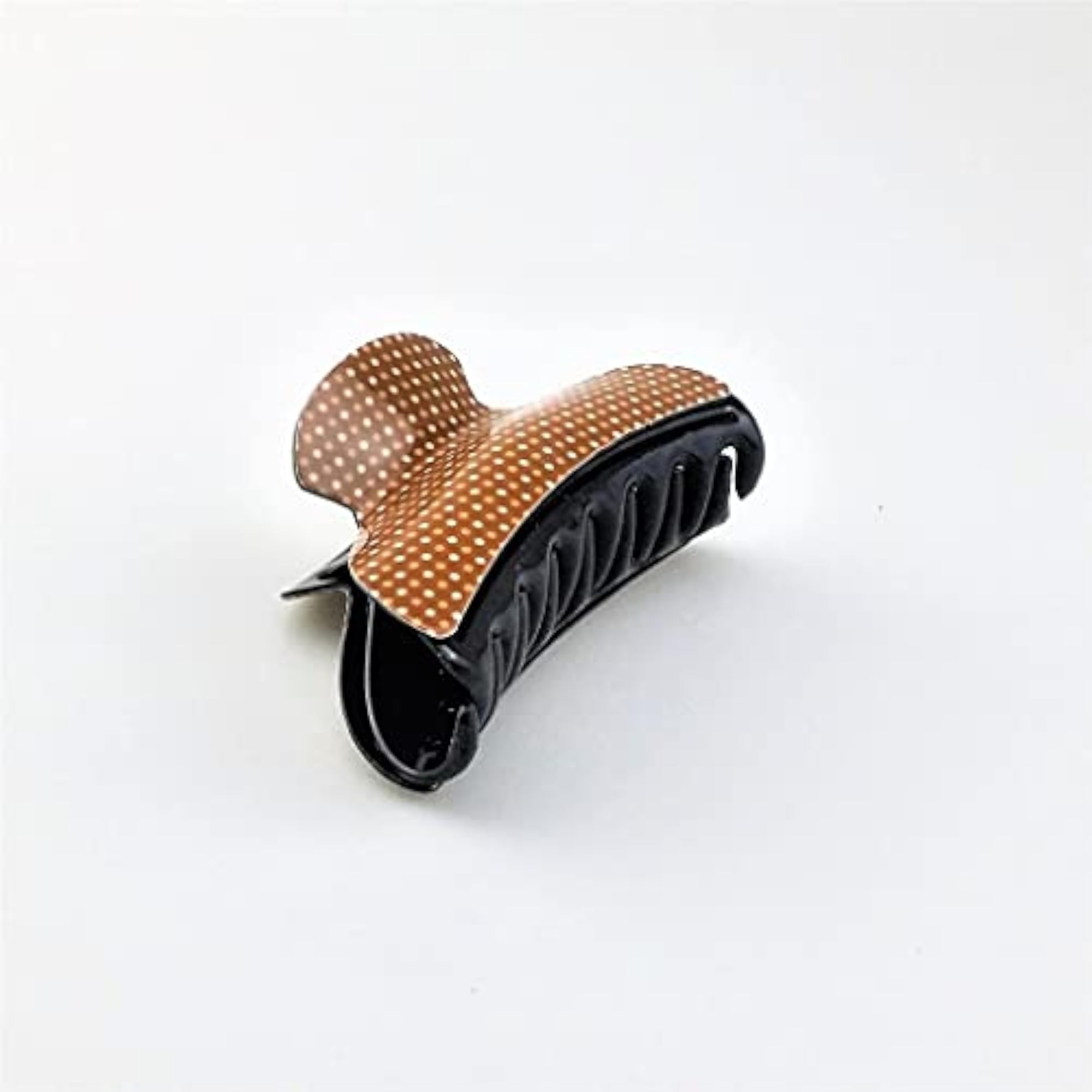 Large Coffee Dots Hair Claw Grip Clips for Women