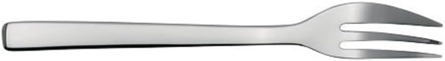 Alessi "Ovale" Pastry Forks in 18/10 Stainless Steel Mirror Polished (Set of 4), Silver