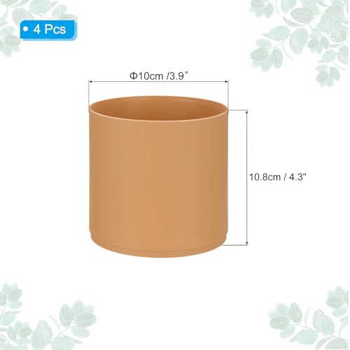 Pot de fleur avec trous de drainage et soucoupe contre l'excès d'eau - 3