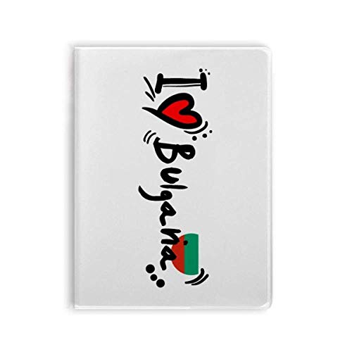 Journal intime I Love Bulgana le carnet souple contre le stress