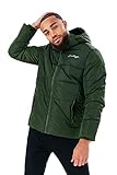 Género: hombre HYPE CHAQUETA DE HOMBRE COLCHADO DE LUJO VERDE, verde, XXS